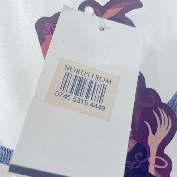 Super Cute, New with Tags, Top purchased at Nordstrom. Semi Sheer - Picture 3 of 8